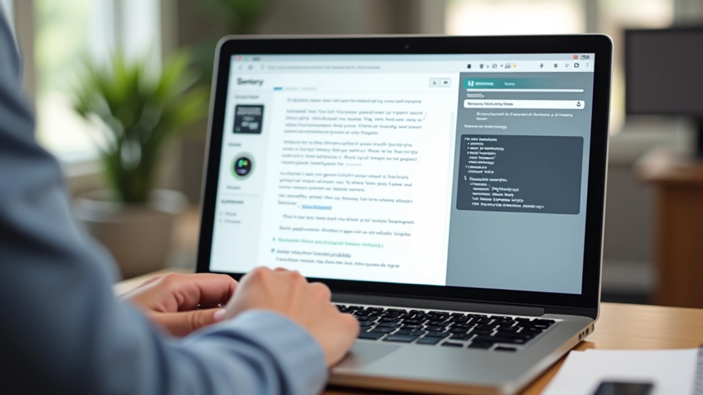 Ukázka postranního panelu sledujícího pozici čtenáře na webové stránce